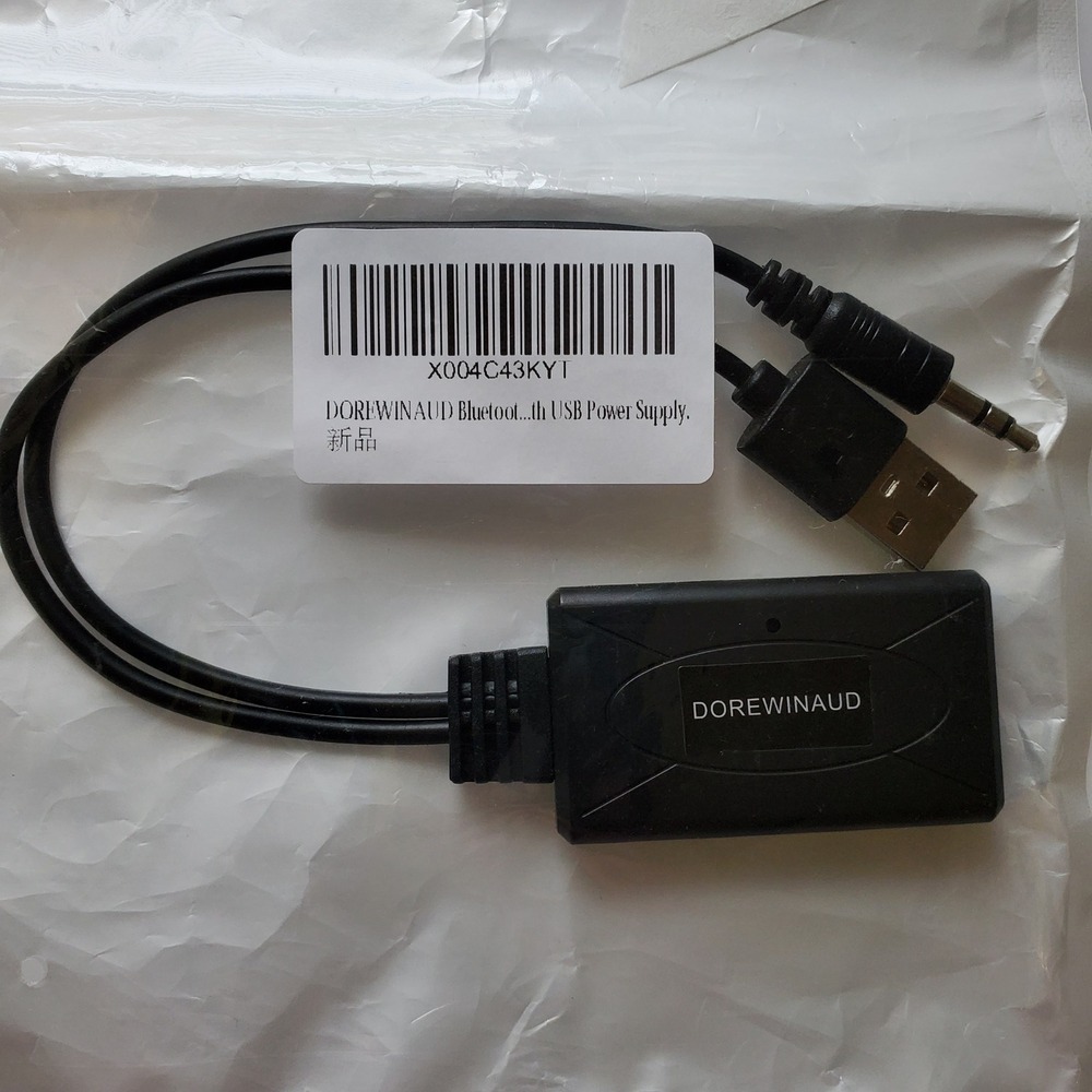 DOREWINAUD Bluetooth USB Power Supply Audio Adapter‎ Dongle